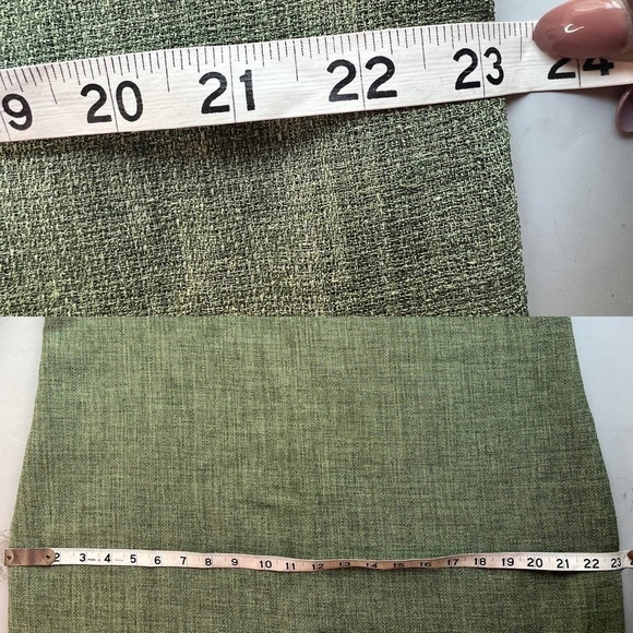 LASAGNIE GREEN DRESS MAXI DRESS LAYERED DRESS SLIT ON THE SIDE BOXY SHAPE 16 - Picture 13 of 16